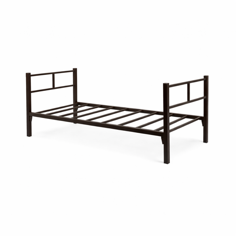 90x190cm Tek Katlı Metal Şantiye ve İşçi Ranzası